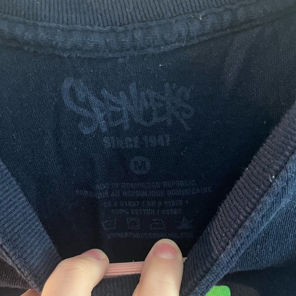 Spencer’s Navy Blue “I came I saw I had anxiety so I left” Tee shirt Medium - Picture 2 of 2